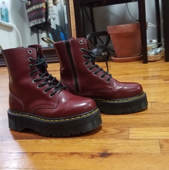 dr martens jadon burgundy